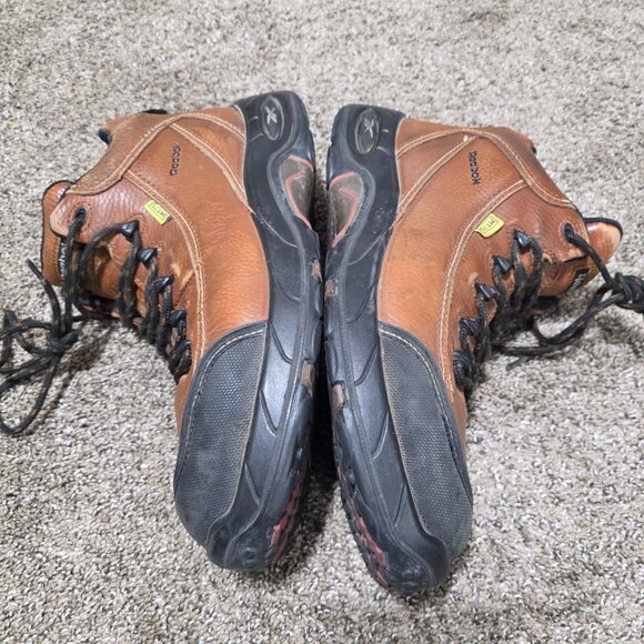 Reebok Work RB833 Men’s 11M Safety Toe Hiker Boots Brown Leather EH Slip Resista - Picture 12 of 13